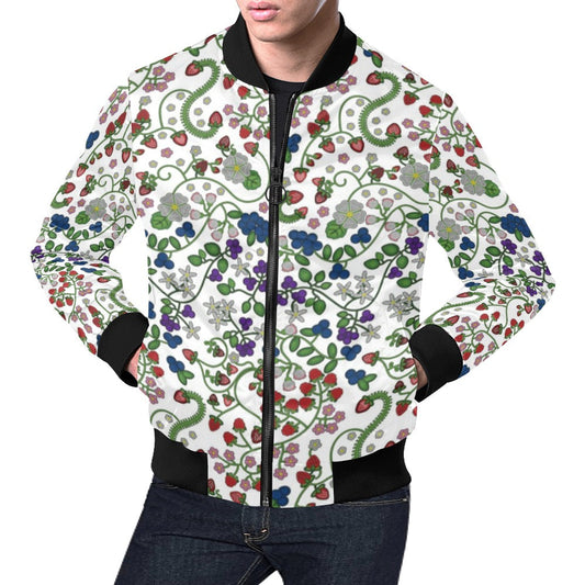 Grandmother Stories White Bomber Jacket for Men