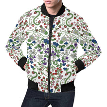 Load image into Gallery viewer, Grandmother Stories White Bomber Jacket for Men
