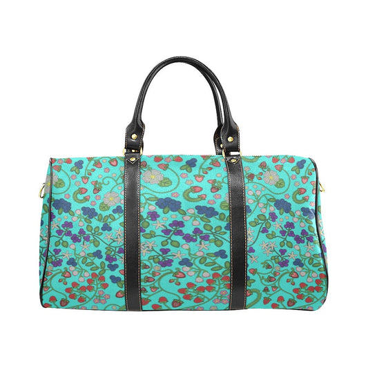 Grandmother Stories Turquoise Waterproof Travel Bag