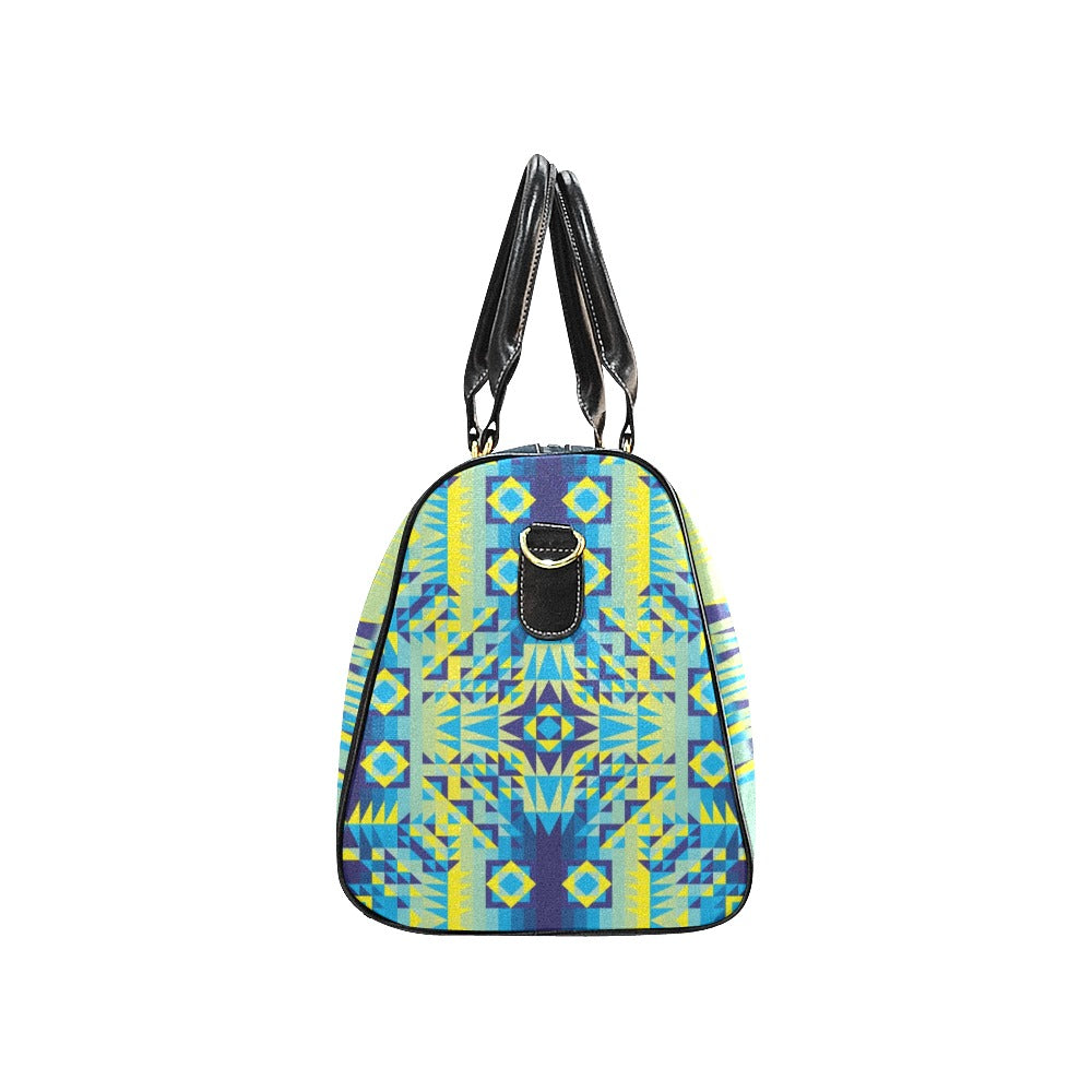 Kaleidoscope Jaune Bleu New Waterproof Travel Bag/Small