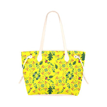 Load image into Gallery viewer, Vine Life Lemon Clover Canvas Tote Bag
