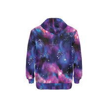 Load image into Gallery viewer, Animal Ancestors 1 Blue and Pink Men&#39;s Long Sleeve Fleece Hoodie
