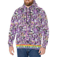 Load image into Gallery viewer, Culture in Nature Purple Men&#39;s Long Sleeve Fleece Hoodie
