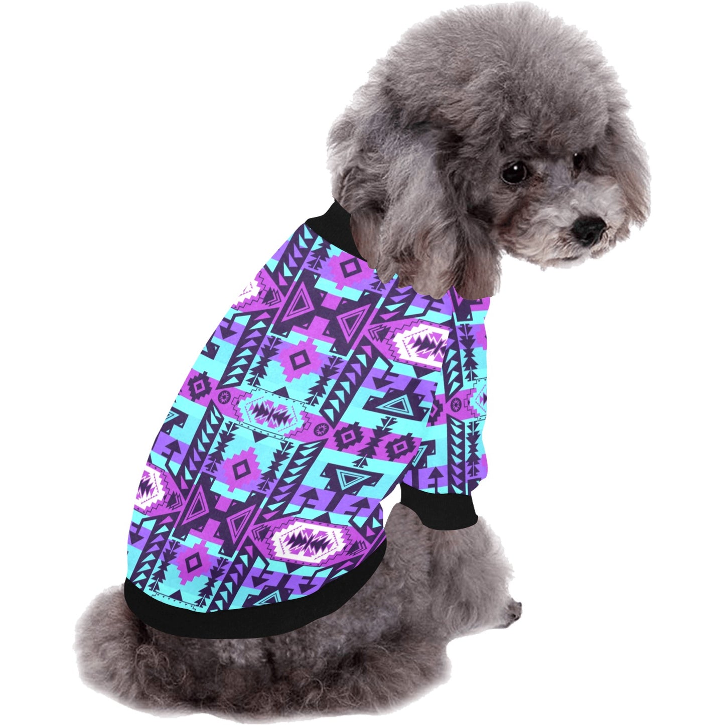Chiefs Mountain Moon Shadow Pet Dog Round Neck Shirt