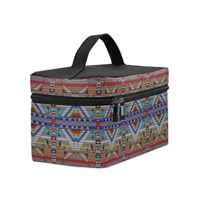 Load image into Gallery viewer, Medicine Blessing Grey Cosmetic Bag/Large
