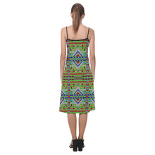 Load image into Gallery viewer, Medicine Blessing Lime Green Alcestis Slip Dress
