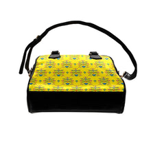 Load image into Gallery viewer, Dakota Damask Yellow Shoulder Handbag
