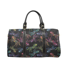 Load image into Gallery viewer, Neon Floral Horses New Waterproof Travel Bag/Small
