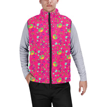 Load image into Gallery viewer, Fleur Indigine Rouge Men&#39;s Padded Vest Jacket
