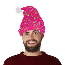 Load image into Gallery viewer, Fleur Indigine Rouge Santa Hat
