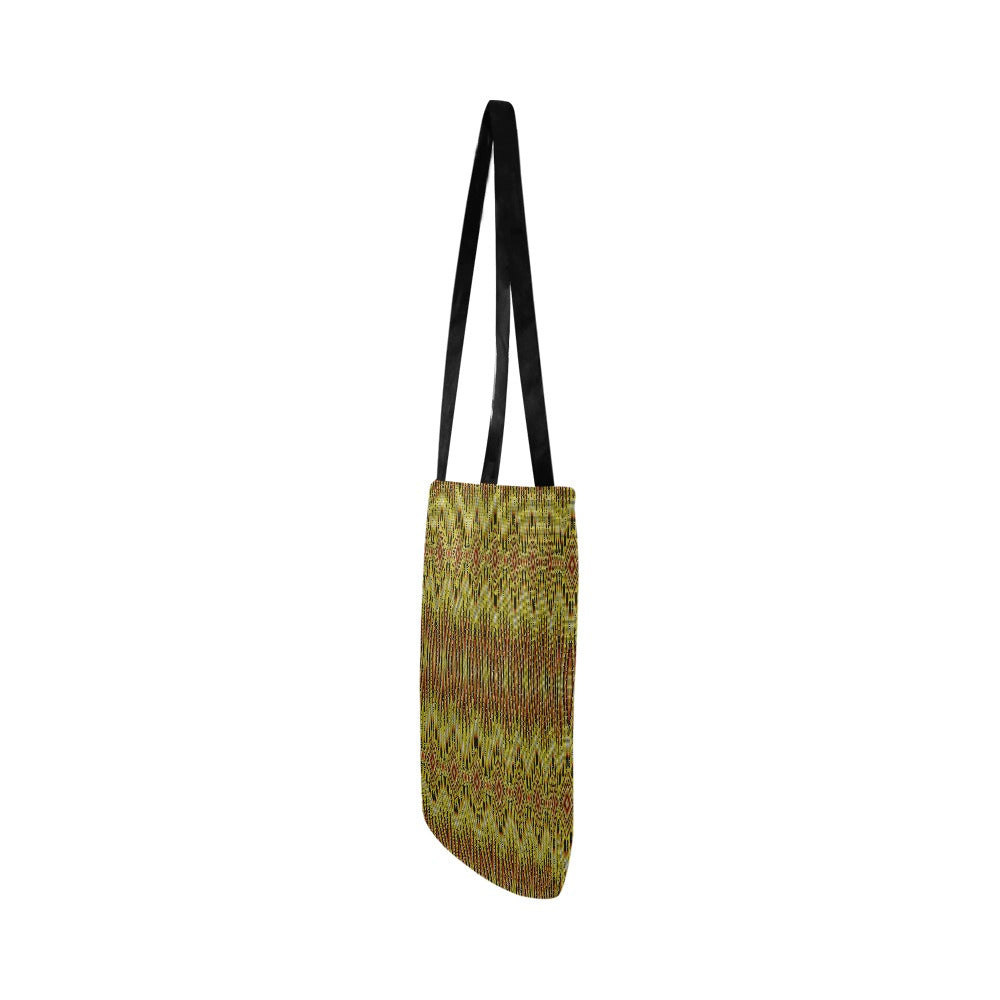 Fire Feather Yellow Reusable Shopping Bag