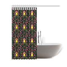 Load image into Gallery viewer, Floral Bearpaw Pink and Yellow Shower Curtain 60&quot;x72&quot;
