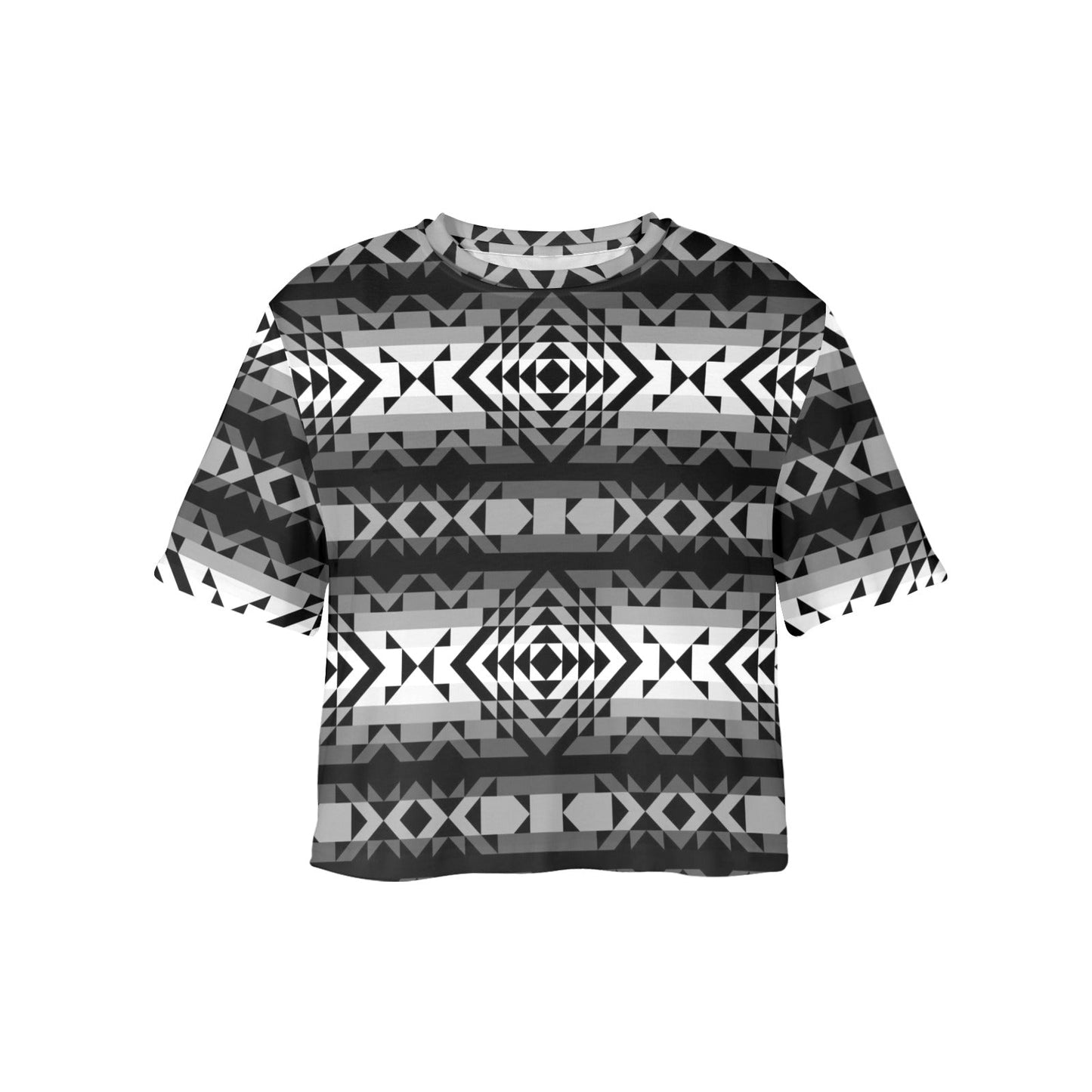Black Rose Crop Top
