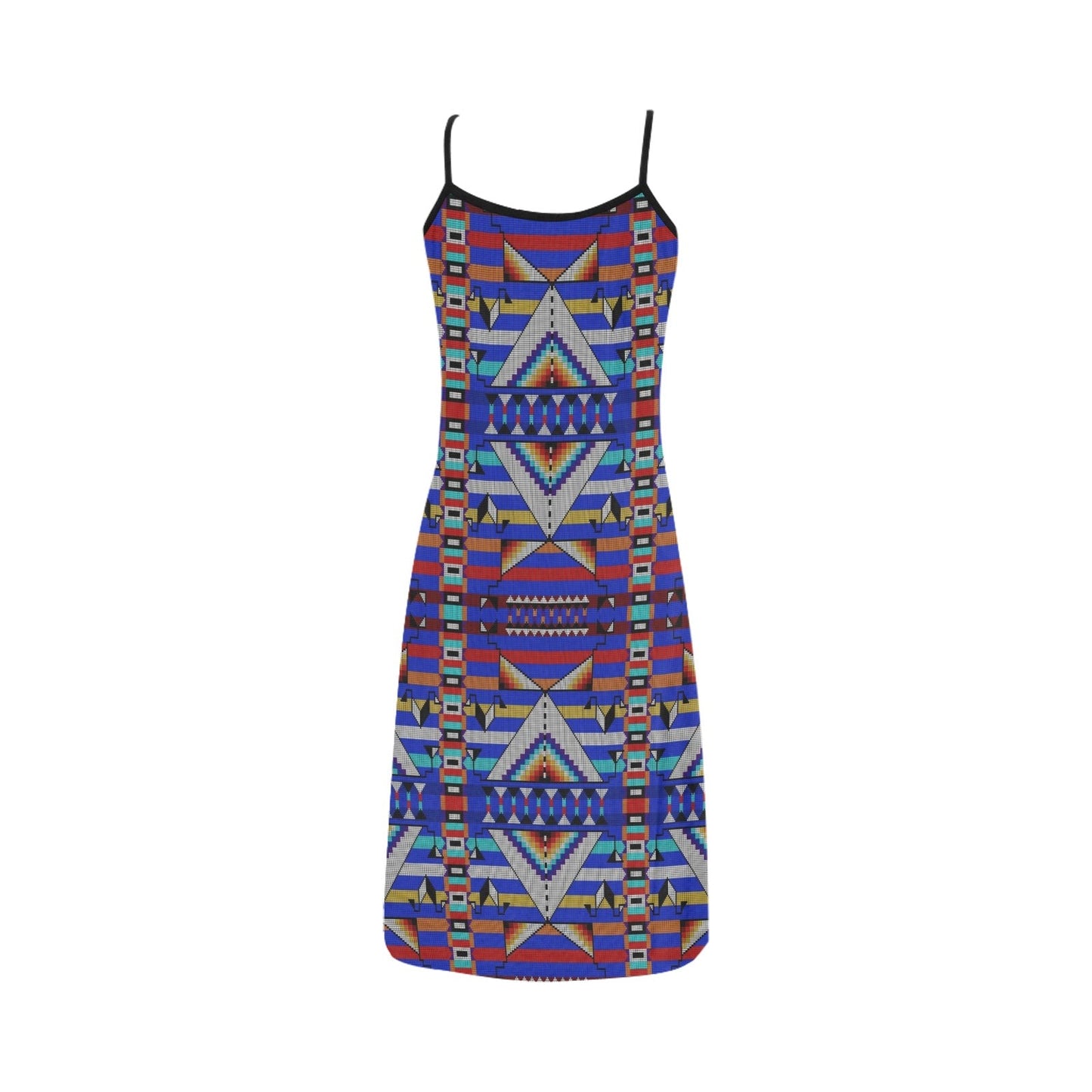 Medicine Blessing Blue Alcestis Slip Dress