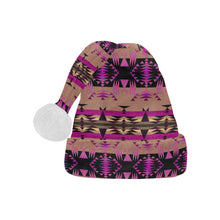 Load image into Gallery viewer, Between the Mountains Berry Santa Hat
