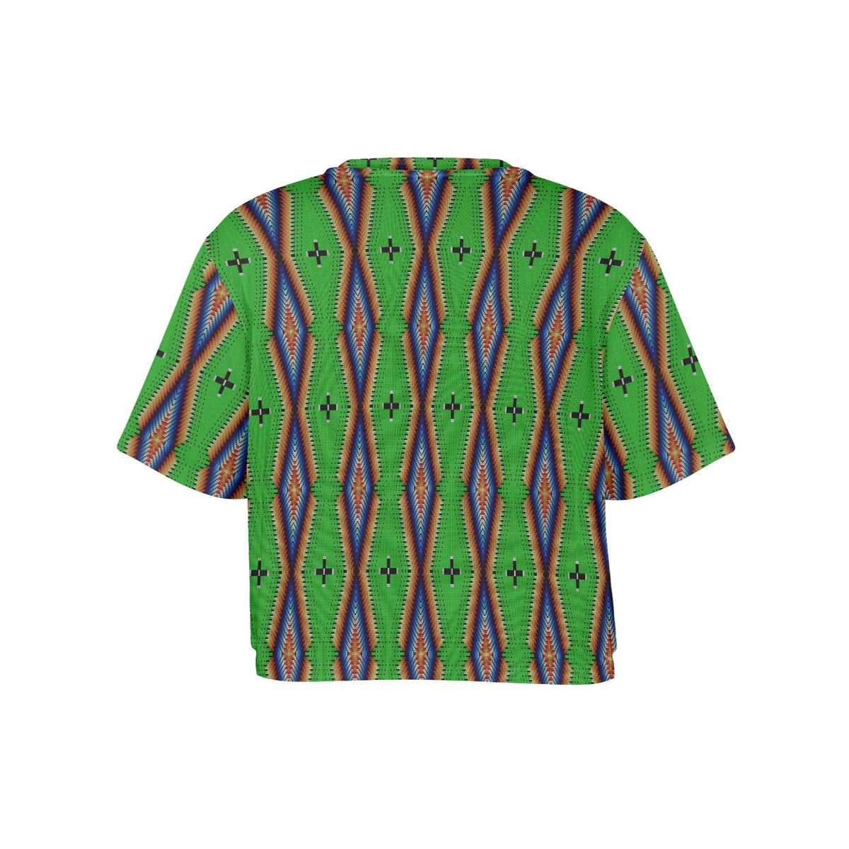Diamond in the Bluff Lime Crop Top