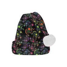 Load image into Gallery viewer, Neon Floral Bears Santa Hat
