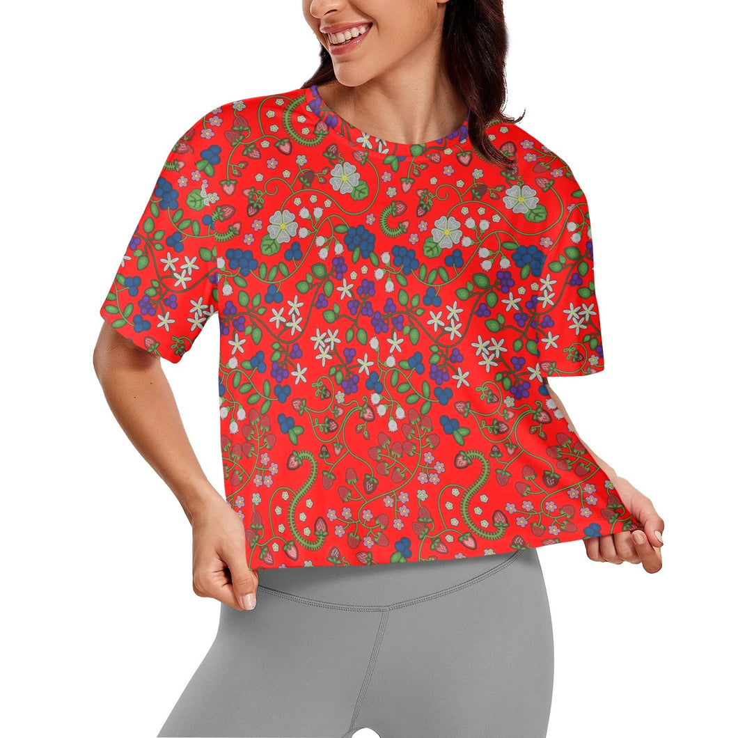 Grandmother Stories Fire Crop Top