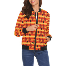 Load image into Gallery viewer, Dancers Brown Bomber Jacket for Women
