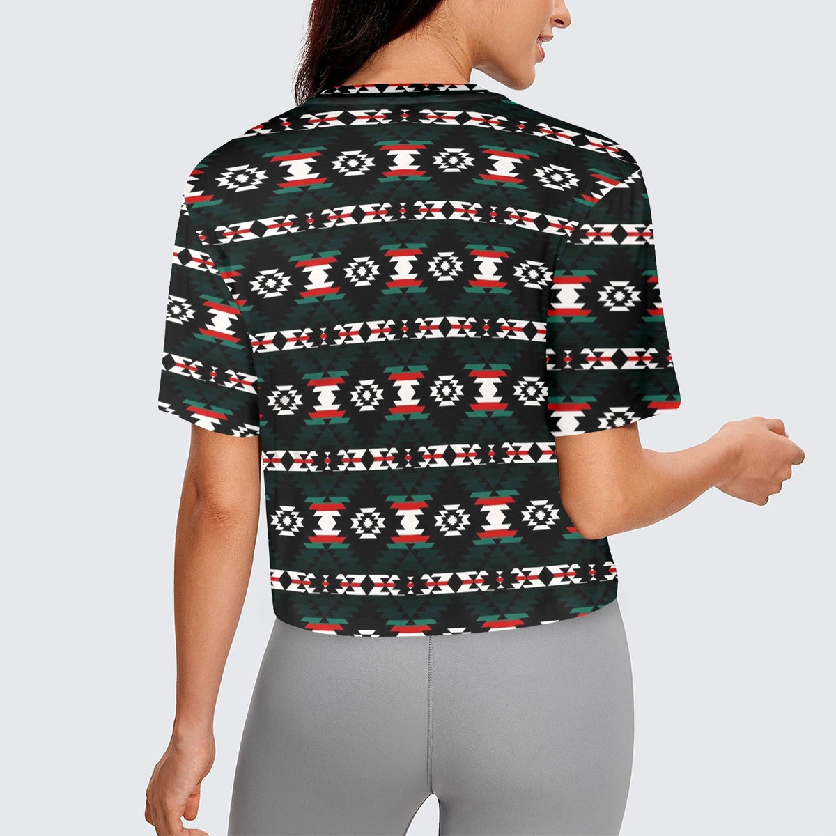 Cree Confederacy War Party Crop Top