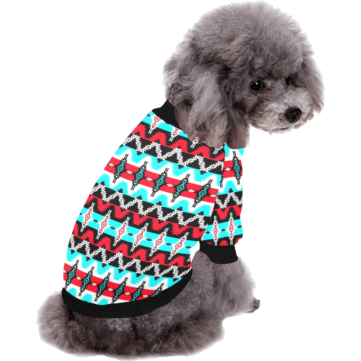 Two Spirit Dance Pet Dog Round Neck Shirt