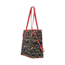 Load image into Gallery viewer, Fresh Fleur Midnight Clover Canvas Tote Bag
