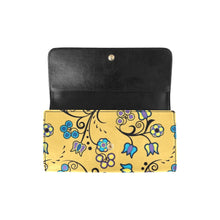 Load image into Gallery viewer, Blue Trio Tuscan Women&#39;s Trifold Wallet
