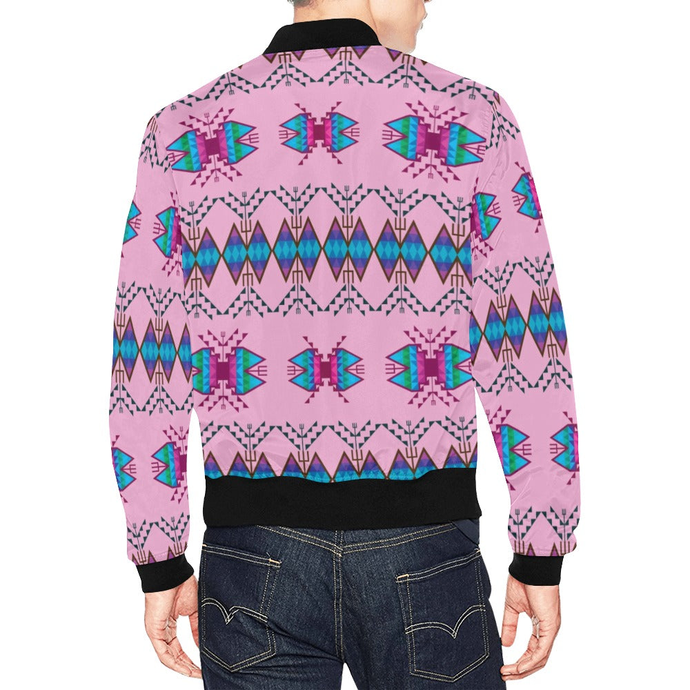 Sacred Trust Carnation Bomber Jacket for Men