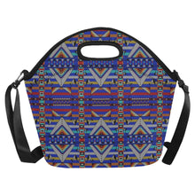 Load image into Gallery viewer, Medicine Blessing Blue Neoprene Lunch Bag/Large
