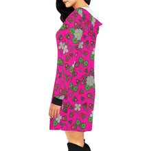 Load image into Gallery viewer, Strawberry Dreams Blush Hoodie Dress
