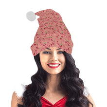 Load image into Gallery viewer, Swift Floral Peach Rouge Remix Santa Hat
