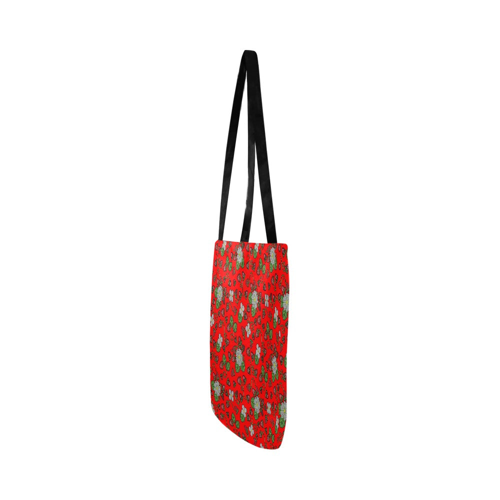 Strawberry Dreams Fire Reusable Shopping Bag