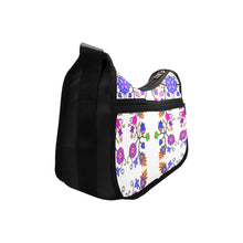 Load image into Gallery viewer, Floral Beadwork Seven Clans White Crossbody Bags
