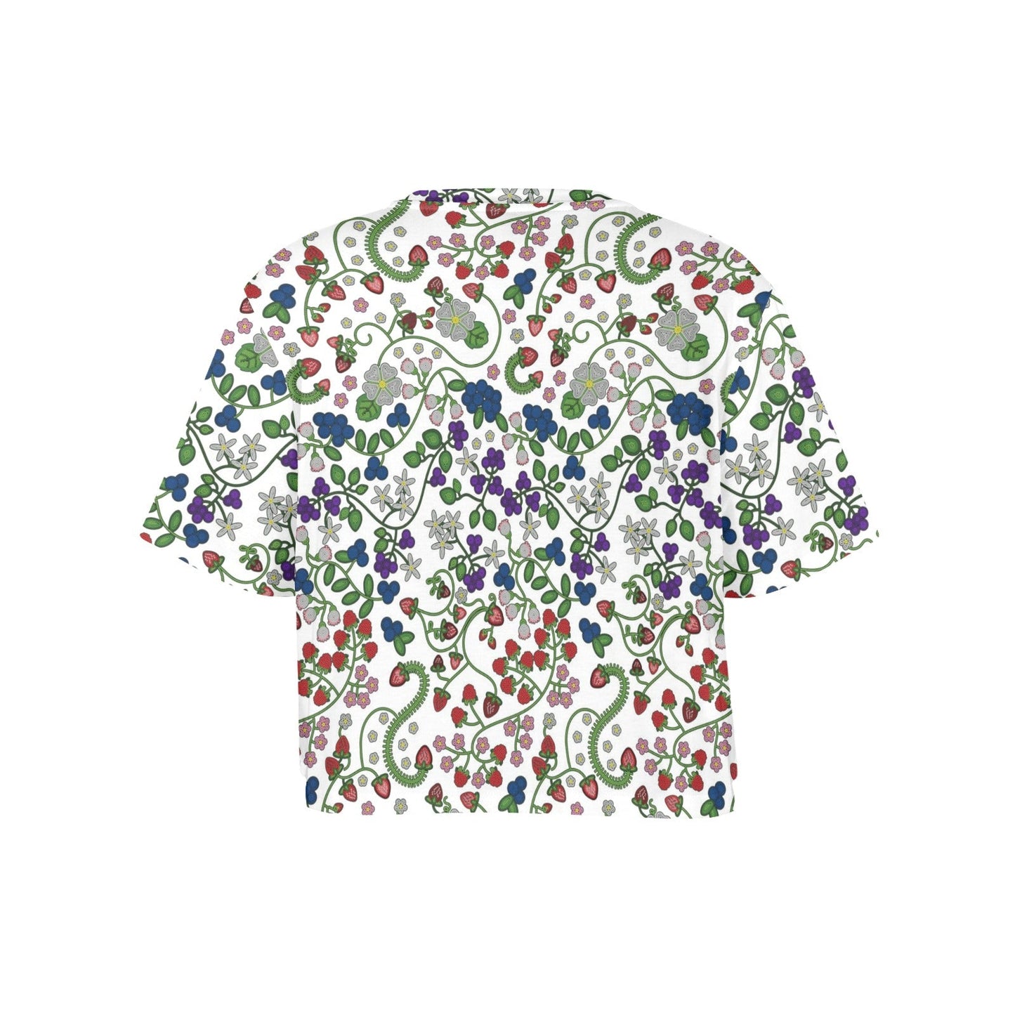 Grandmother Stories White Crop Top