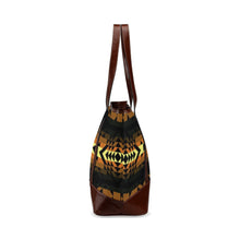 Load image into Gallery viewer, Black Rose Spring Canyon Tan Tote Handbag
