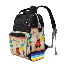 Load image into Gallery viewer, Ledger Chiefs Midnight Multi-Function Diaper Backpack/Diaper Bag
