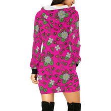 Load image into Gallery viewer, Strawberry Dreams Blush Hoodie Dress
