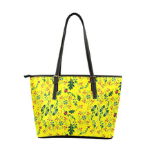 Load image into Gallery viewer, Vine Life Lemon Leather Tote Bag
