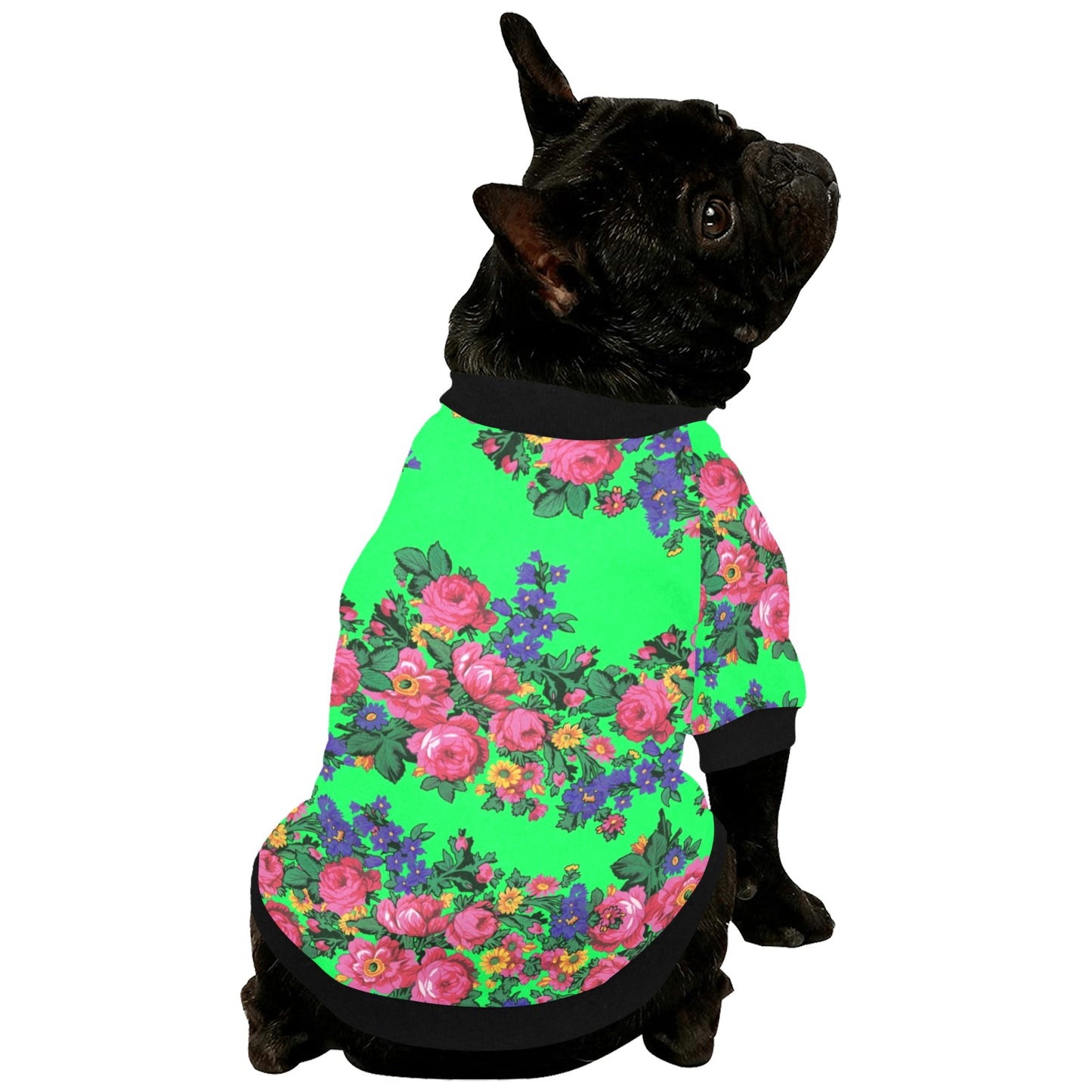 Kokum's Revenge Green Pet Dog Round Neck Shirt