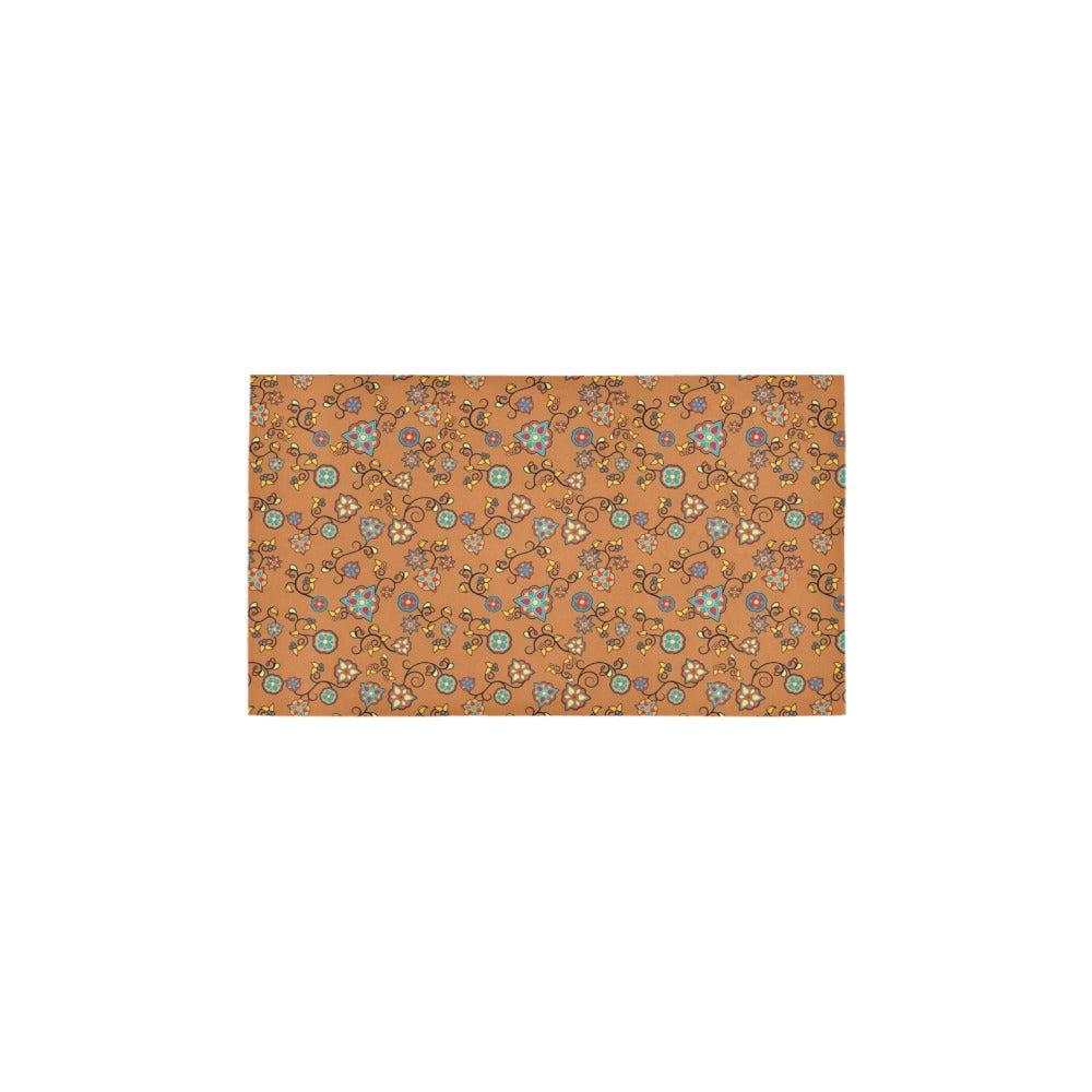 Fire Bloom Light Bath Rug 16''x 28''