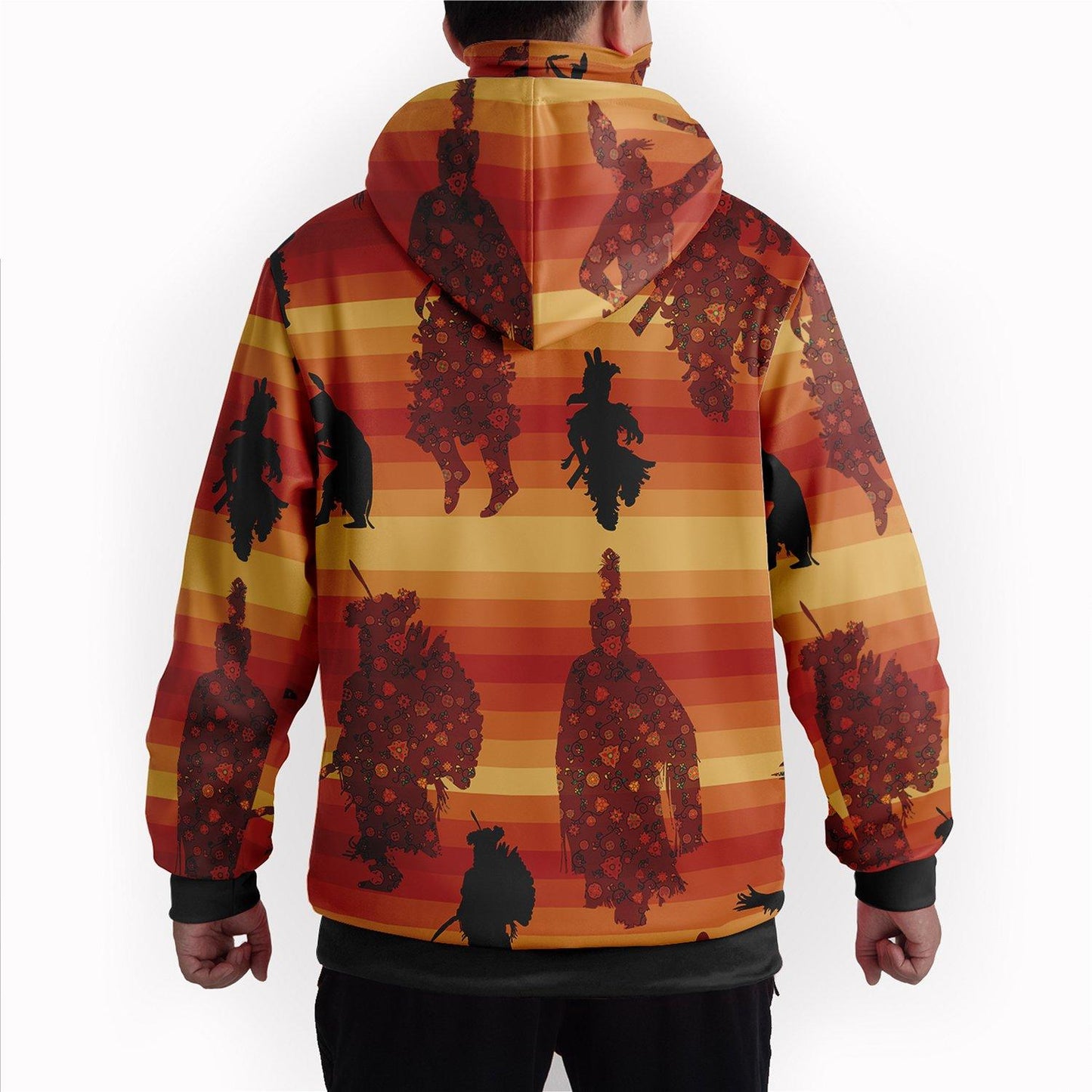 Dancers Brown Hoodie with Face Cover 49 Dzine 