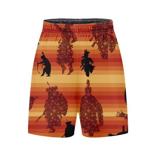 Dancers Brown Kid's Basketball Shorts 49 Dzine 