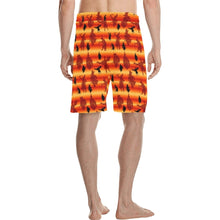 Load image into Gallery viewer, Dancers Brown Men&#39;s All Over Print Casual Shorts (Model L23) short e-joyer 
