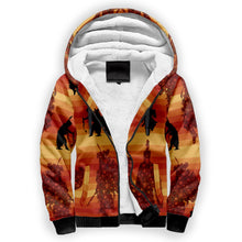 Load image into Gallery viewer, Dancers Brown Sherpa Hoodie hoodie Herman 
