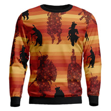 Load image into Gallery viewer, Dancers Brown Unisex Crewneck Long Sleeve Top 49 Dzine 
