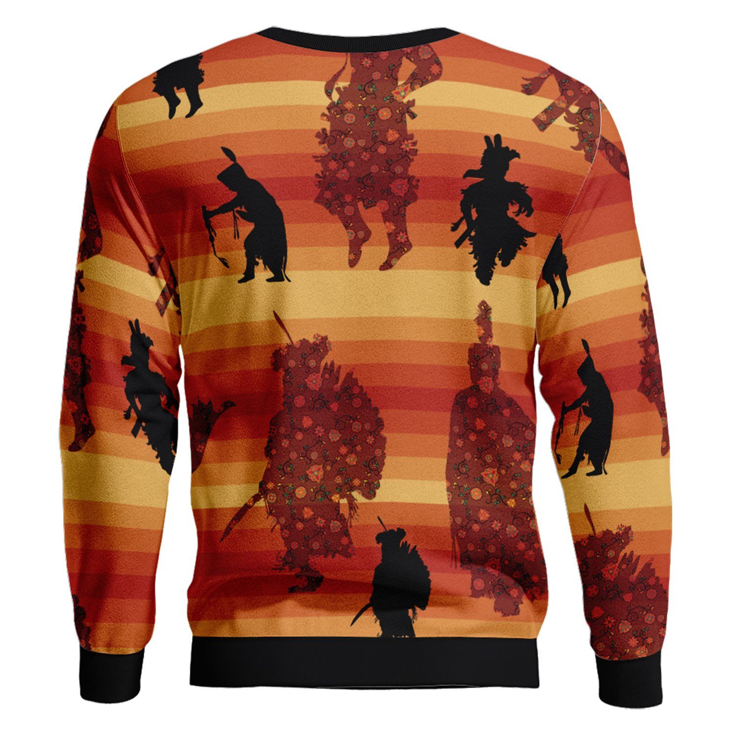 Dancers Brown Unisex Crewneck Long Sleeve Top 49 Dzine 