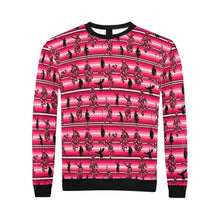 Load image into Gallery viewer, Dancers Floral Amour All Over Print Crewneck Sweatshirt for Men (Model H18) shirt e-joyer 
