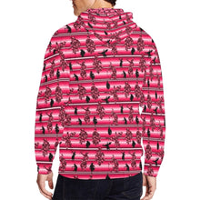 Load image into Gallery viewer, Dancers Floral Amour All Over Print Full Zip Hoodie for Men (Model H14) hoodie e-joyer 
