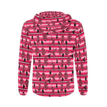 Load image into Gallery viewer, Dancers Floral Amour All Over Print Full Zip Hoodie for Men (Model H14) hoodie e-joyer 
