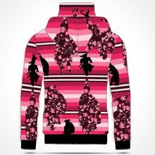 Load image into Gallery viewer, Dancers Floral Amour Hoodie with Face Cover 49 Dzine 
